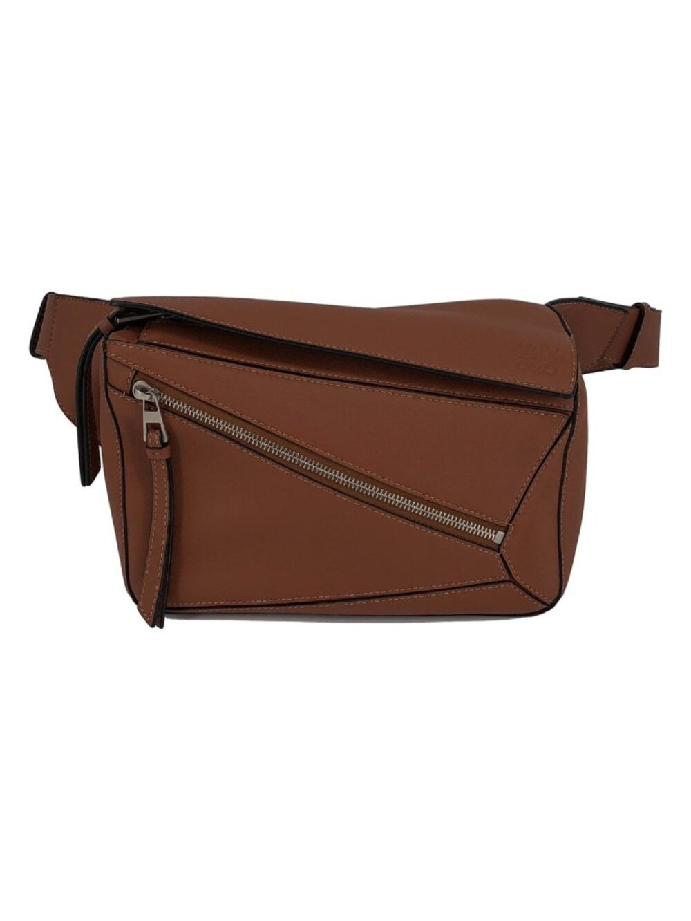 Loewe Leather Puzzle Bum Bag Small Brown